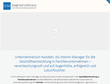 Tablet Screenshot of lettmann-interim.com